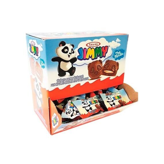 Шоколадные фигурки Panda с молочной начинкой Jimmy Milky 1000гр Tayas