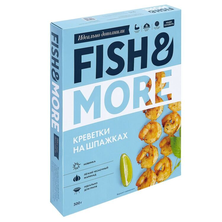 Креветка на шпажках Fish&More 500гр